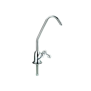Кран 7,5 см с керамическим переключателем - silver (F-07-2BC-L SILVER 1/4